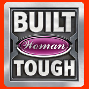 Woman - Built Tough (Unisex Platinum Short-sleeve T-shirt) Design
