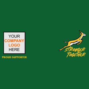 "Go Bokke!" Supporter Apparel - Unisex Platinum Short-sleeve T-shirt Design