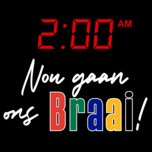 Nou Gaan Ons Braai - SA Colours - Unisex Sweater  Design