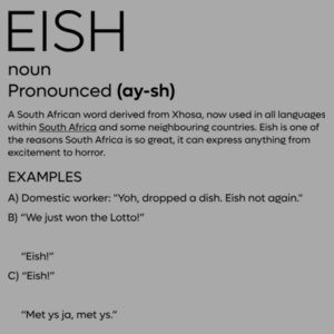 EISH! - Unisex Platinum Short-sleeve T-shirt Design