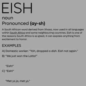 EISH! - Unisex Platinum Short-sleeve T-shirt Design