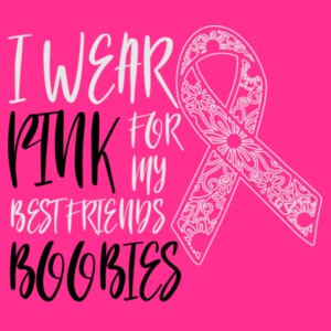 I Wear Pink...  - Ladies Short-sleeve T-shirt  Design