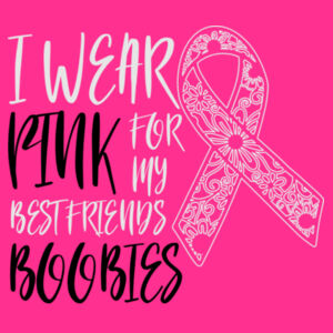 I Wear Pink...  - Ladies Short-sleeve T-shirt  Design