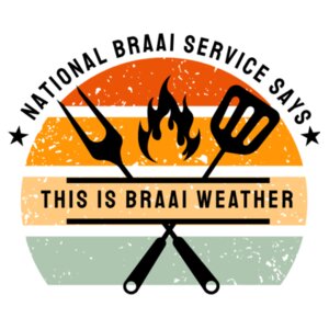 This Is Braai Weather 220gsm T-Shirt Design
