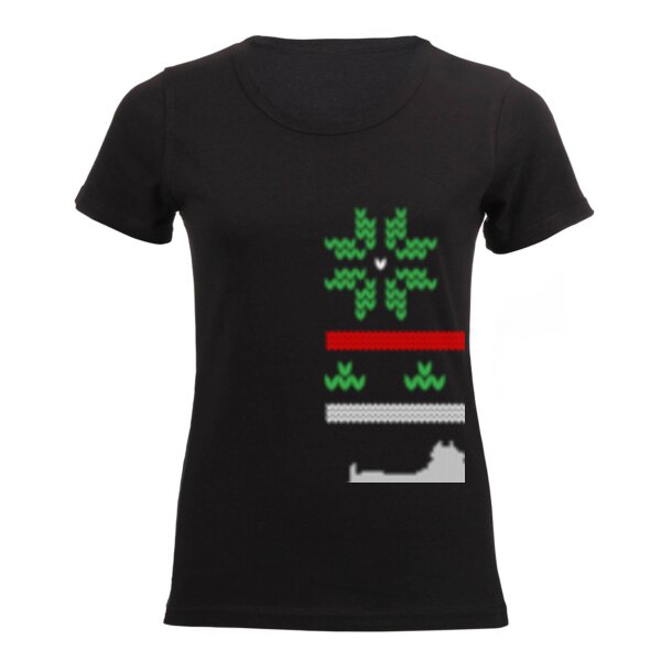 Schnauzer Christmas T-shirt Thumbnail