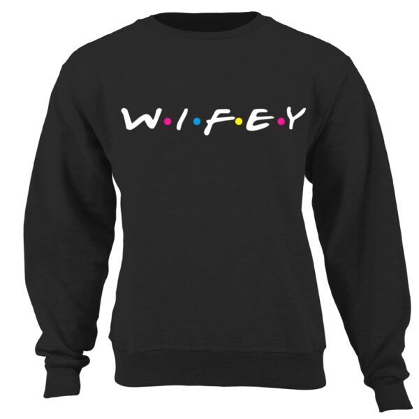 WIFEY / HUBBY friends sweater Thumbnail