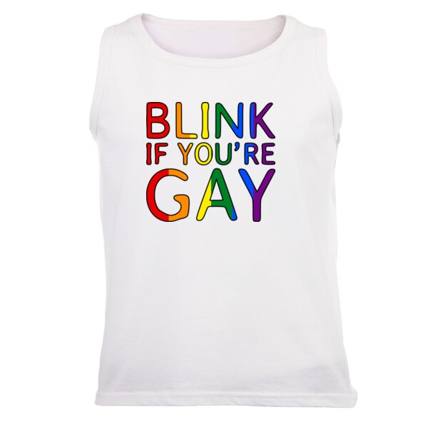 Blink If you're Gay - Pride Tee Thumbnail