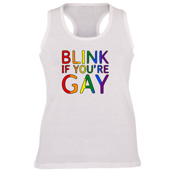 Blink If you're Gay - Pride Tee Thumbnail