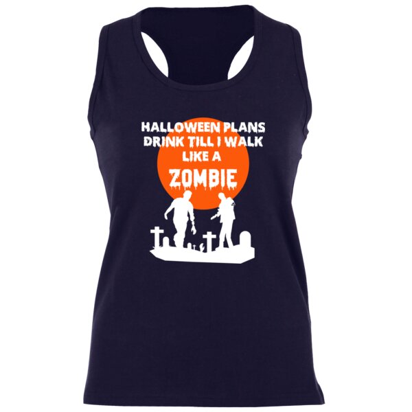 Like a Zombie (White Text Version) - Halloween Tee Thumbnail