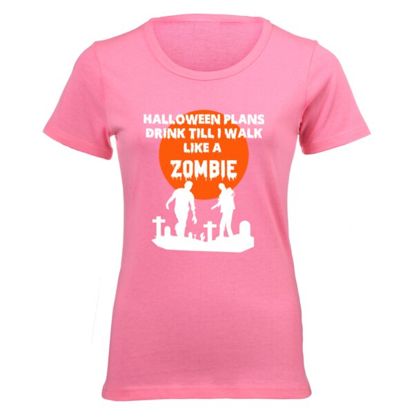 Like a Zombie (White Text Version) - Halloween Tee Thumbnail