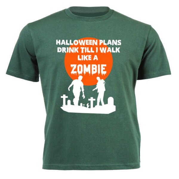 Like a Zombie (White Text Version) - Halloween Tee Thumbnail