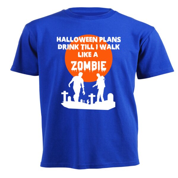 Like a Zombie (White Text Version) - Halloween Tee Thumbnail