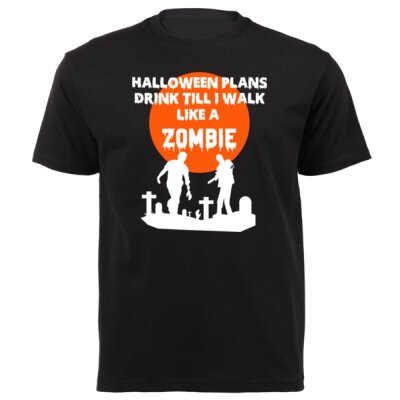 Like a Zombie (White Text Version) - Halloween Tee Thumbnail