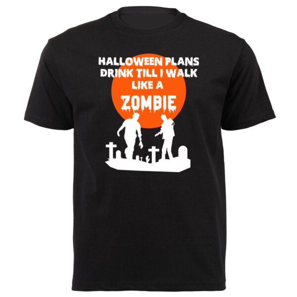 Like a Zombie (White Text Version) - Halloween Tee Thumbnail