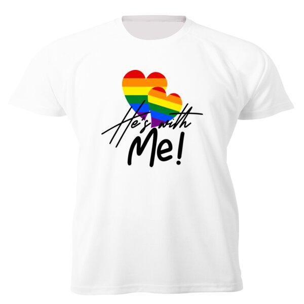 He's with Me - Pride Tee Thumbnail