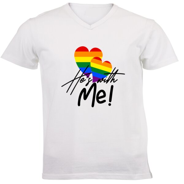 He's with Me - Pride Tee Thumbnail