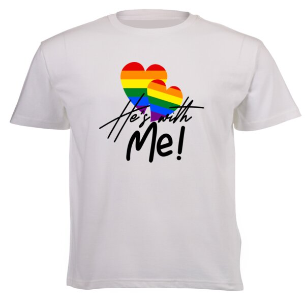 He's with Me - Pride Tee Thumbnail