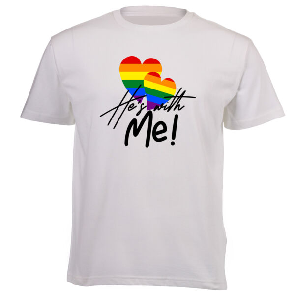 He's with Me - Pride Tee Thumbnail