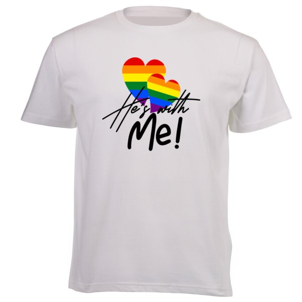 He's with Me - Pride Tee Thumbnail