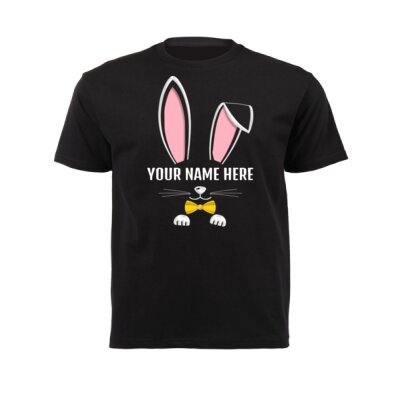 Custom Easter Bunny T-shirt for Boys (Dark) Thumbnail