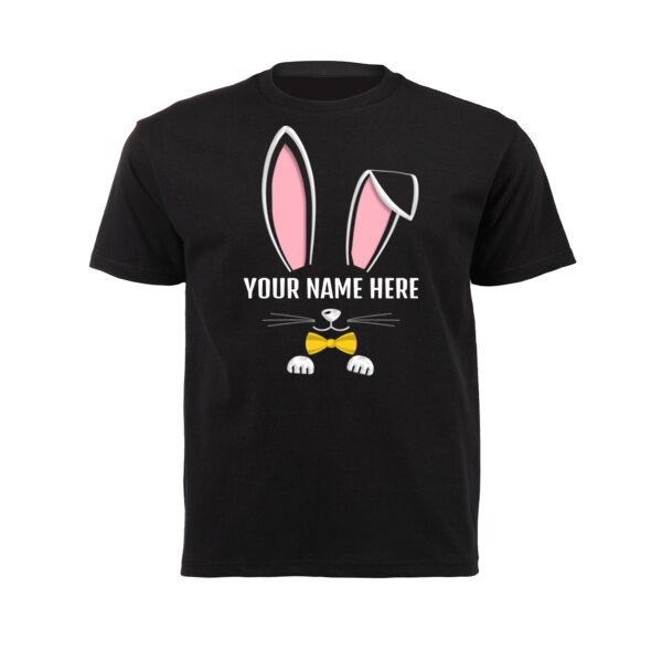 Custom Easter Bunny T-shirt for Boys (Dark) Thumbnail