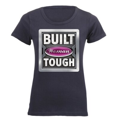 Woman - Built Tough (Ladies Short-sleeve T-shirt) Thumbnail