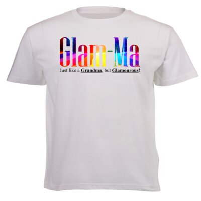 Glam-Ma (Unisex Short-sleeve T-shirt 180g) Thumbnail