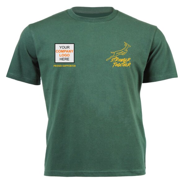 "Go Bokke!" Supporter Apparel - Unisex Short-sleeve T-shirt 140g Thumbnail