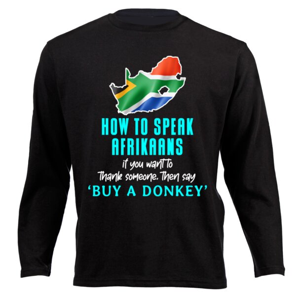 HTSA - Buy a Donkey - Unisex Long-sleeve T-shirt Thumbnail