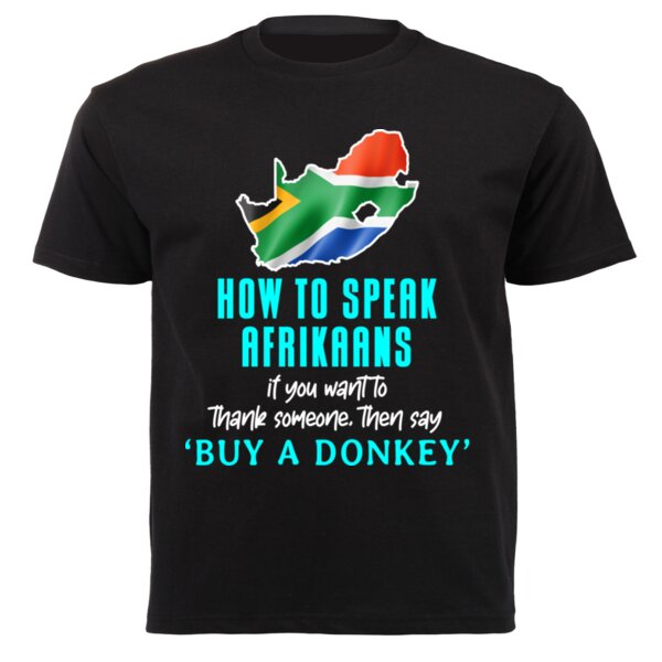 HTSA - Buy a Donkey - Unisex Short-sleeve T-shirt 140g Thumbnail