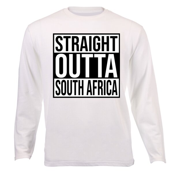 Straight Outta South Africa - Light - Unisex Long-sleeve T-shirt Thumbnail