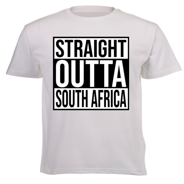 Straight Outta South Africa - Light - Unisex Short-sleeve T-shirt 140g Thumbnail