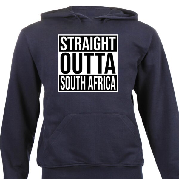 Straight Outta South Africa - Dark - Unisex Hoodie  Thumbnail
