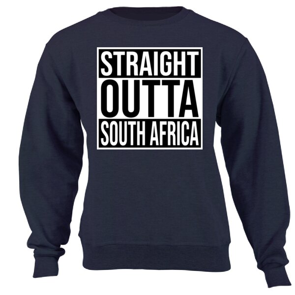 Straight Outta South Africa - Dark - Unisex Sweater  Thumbnail