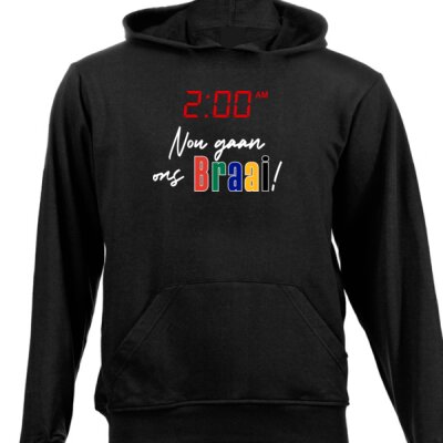 Nou Gaan Ons Braai - SA Colours - Unisex Hoodie  Thumbnail