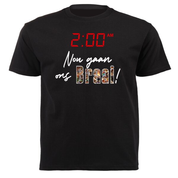 Nou Gaan Ons Braai - Multi Colours - Unisex Short-sleeve T-shirt 140g Thumbnail