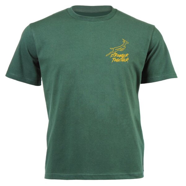"Go Bokke!" Supporter Apparel (No Logo) - Unisex Platinum Short-sleeve T-shirt - 6 Thumbnail