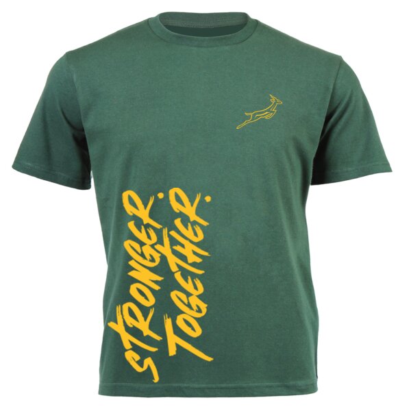 "Stronger. Together." Supporter T-shirt - Unisex Platinum Short-sleeve T-shirt Thumbnail