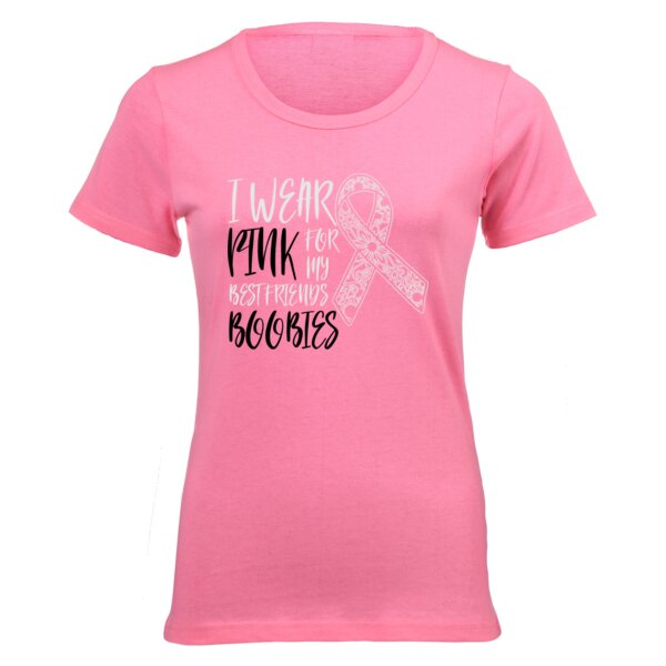 I Wear Pink...  - Ladies Short-sleeve T-shirt  Thumbnail