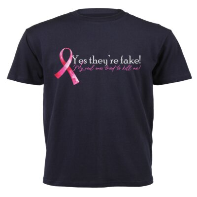 They're Fake... - Unisex Short-sleeve T-shirt 140g Thumbnail