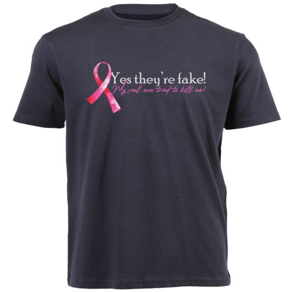 They're Fake... - Unisex Platinum Short-sleeve T-shirt Thumbnail