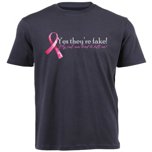 They're Fake... - Unisex Platinum Short-sleeve T-shirt Thumbnail