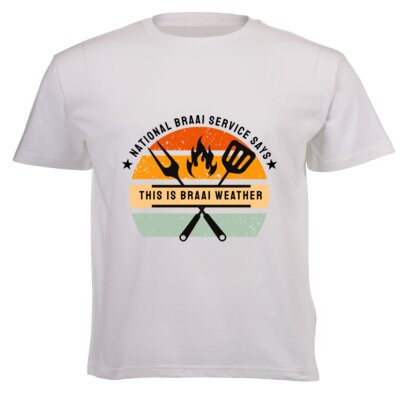 This Is Braai Weather 220gsm T-Shirt Thumbnail