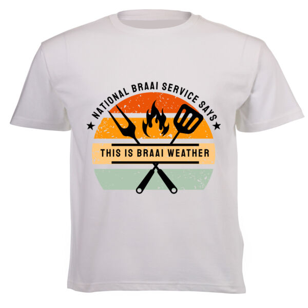 This Is Braai Weather 220gsm T-Shirt Thumbnail
