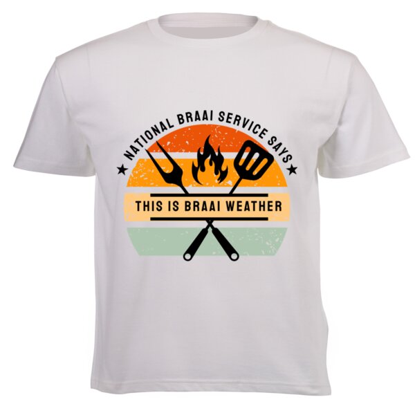 This Is Braai Weather 220gsm T-Shirt Thumbnail