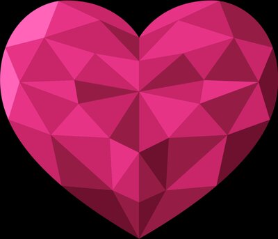 Tesselate Pink Heart
