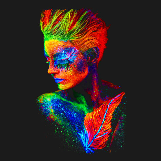 Neon Face Thumbnail
