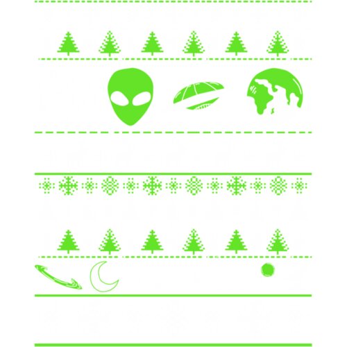 Alien Ugly Christmas Sweater Tee Essential TShirt140 Thumbnail