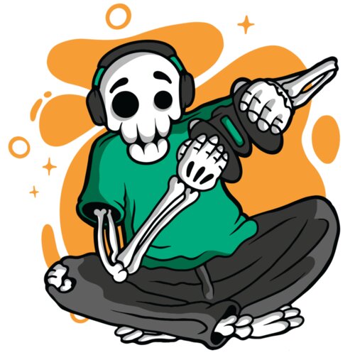 7819 GamerSkeleton tshirt PR t shirt Thumbnail