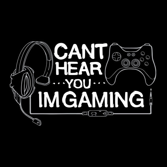 Can't hear you I'm gaming Thumbnail